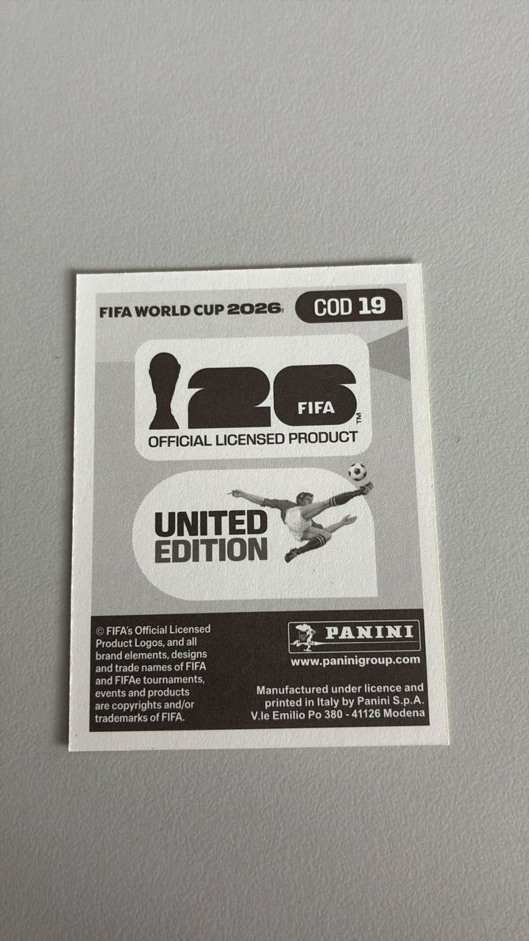 Panini Carte collezionabili: Carte panini 2026 - COD 19 – Nuovo (secondo la descrizione) da La Neuveville venduto da Ibo2300 1