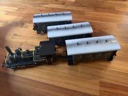 Märklin Spur 1 Lok + 3 Wagen