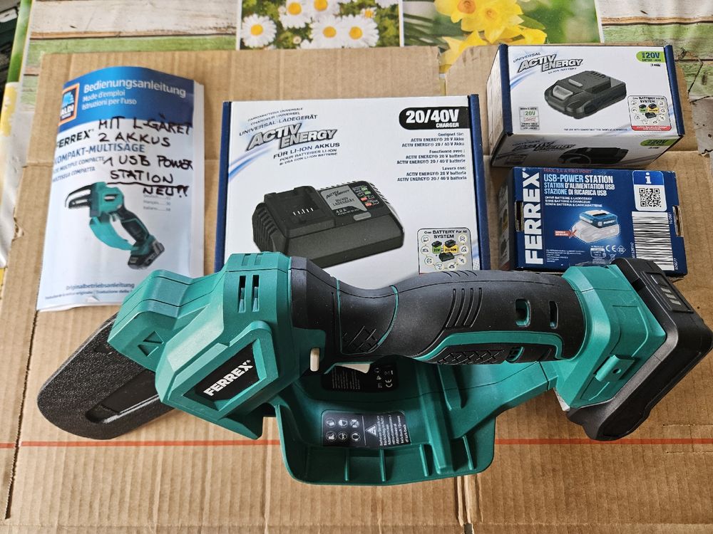 Ferrex Akku-Multisäge 20V, neuwertig im original Karton! NEU (Neu ...