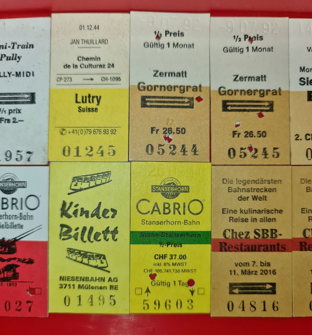 Banknoten: billets Edmondson / lot. – Gebraucht aus Cortaillod von signep 4