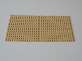 LEGO - 2 - TOLLE - BEIGE - PLATTEN - 16 X 16 - NOPPEN