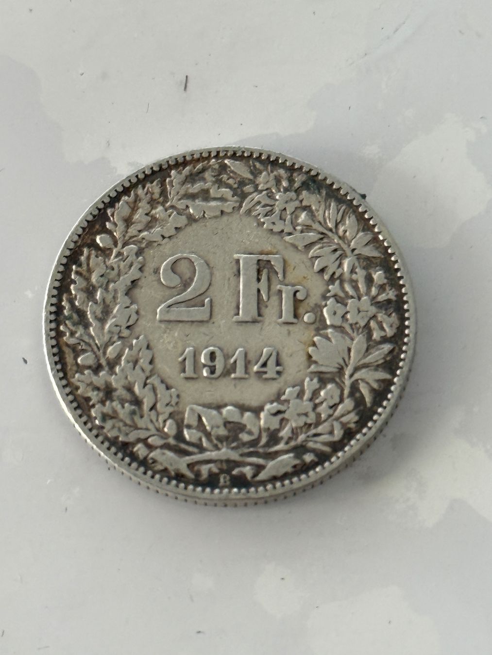 Tutti le monete: 2 Franken 1914  Rar – Usato da Wallisellen venduto da SWISS_SILVER1