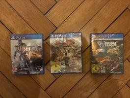 3 PlayStation 4 games  neu