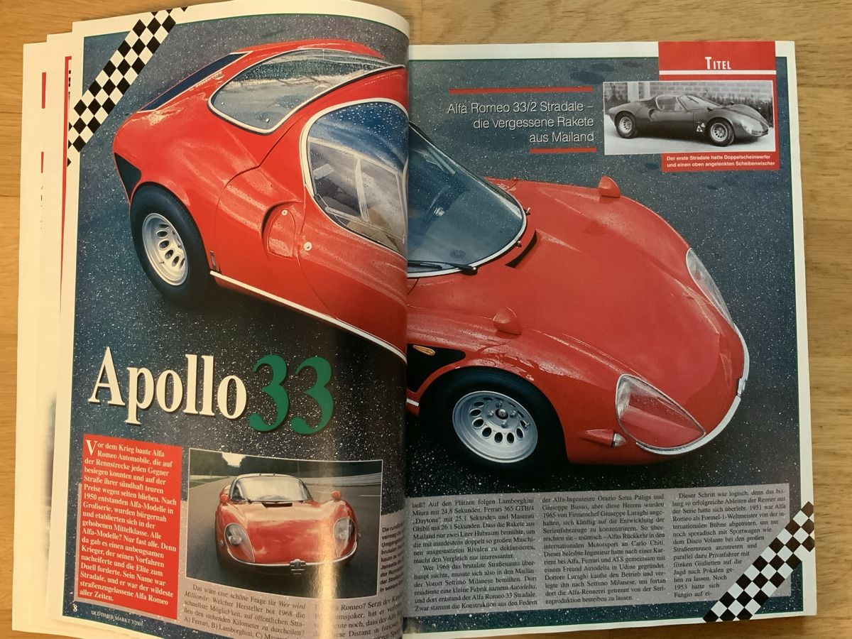 Alfa Romeo Automobili: Oldtimer Markt 7/2001 Alfa 33 Stradale / Ford Taunus – Usato da Frauenfeld venduto da CSM71 2