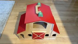 Handmade wooden barn