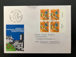 Couvert Tag der Briefmarke 1970 Locarno