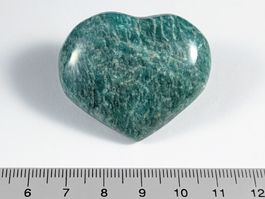 Amazonit Herz/Puffy Heart 4,2cm, 33 Gramm