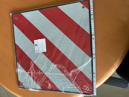 Reflektierende PVC-Sicherheitsanzeige - 2-in-1 rot und weiss