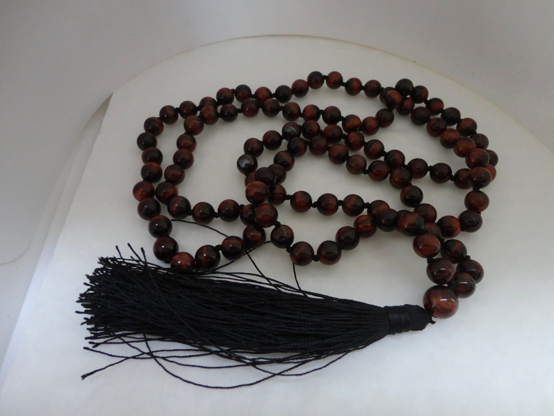 Pietre preziose: Rotes-Tigerauge 108 Tibet – Nuovo (secondo la descrizione) da Biberist venduto da tl-schmuck 1