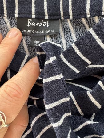 Bardot Wickelrock Marine Grösse S Dunkelblau
