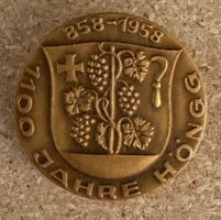 Alte Medaille Höngg 1100 Jahre Gedenkmedaille 858-1958 Rar