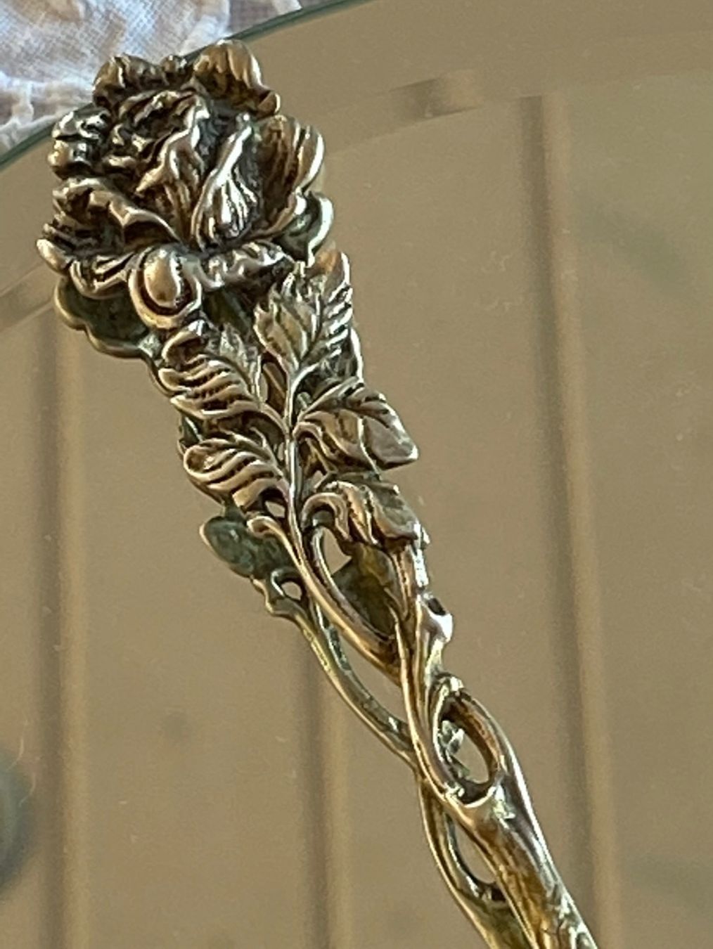 Löffel: Hildesheimer Rose Löffel - Silber 800 + MP – Gebraucht aus Zuchwil von Arche0 1