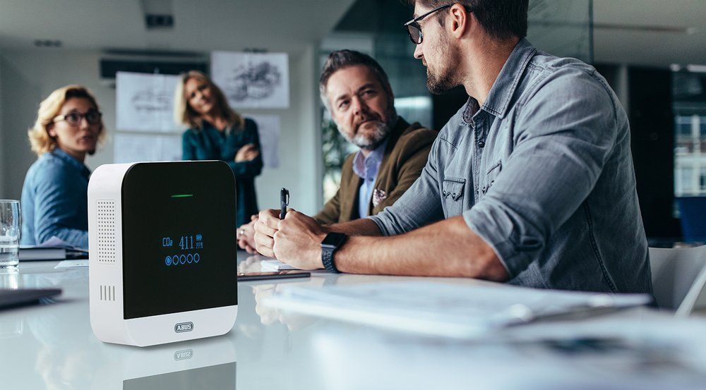 Systèmes d'alarme: ABUS CO2-Warnmelder CO2WM110 AirSecure – Neuf avec emballage d'origine à Düdingen par Tresortech 6