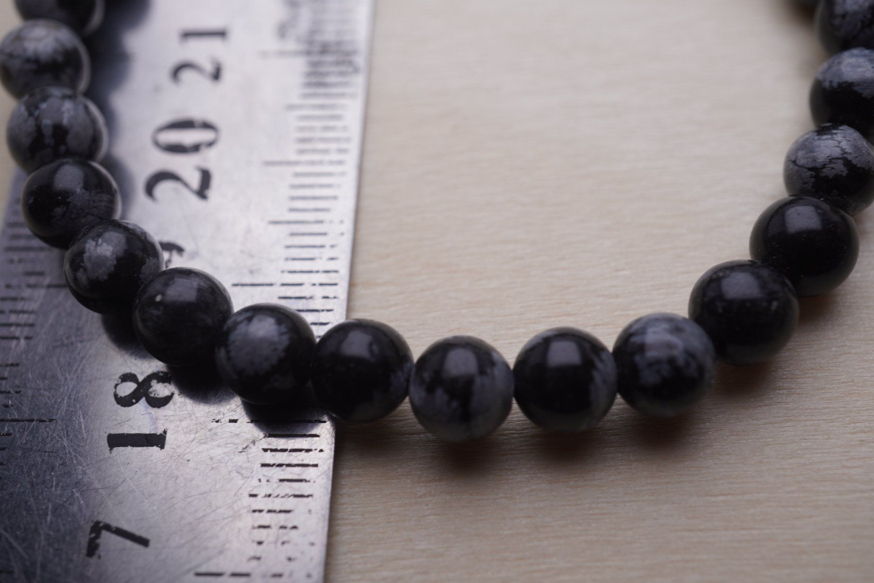 Minerali & Pietre curative: Schneeflocken Obsidian  Armband      Ab 1.- – Nuovo e nell'imballaggio originale da Eschenbach SG venduto da topstone 5
