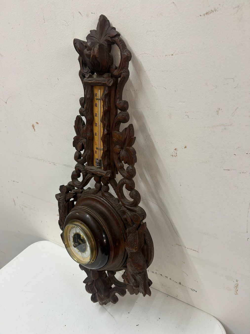 Sonstige antike Technik & Geräte: antiker Schwarzwald-Wandbarometer mit Thermometer – Gebraucht aus Zürich von Levelart 3