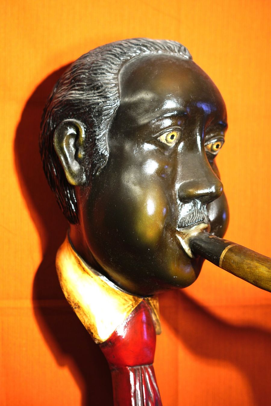 Statuette: Grosse Figur: Louis Armstrong am Saxophone – Usato da Liestal venduto da euro2006 3