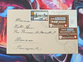 CL31 Enveloppe + Timbre Suisse 1942