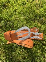 Y2K Brauner Strass Gürtel Western Style Schnalle 108cm 2000e
