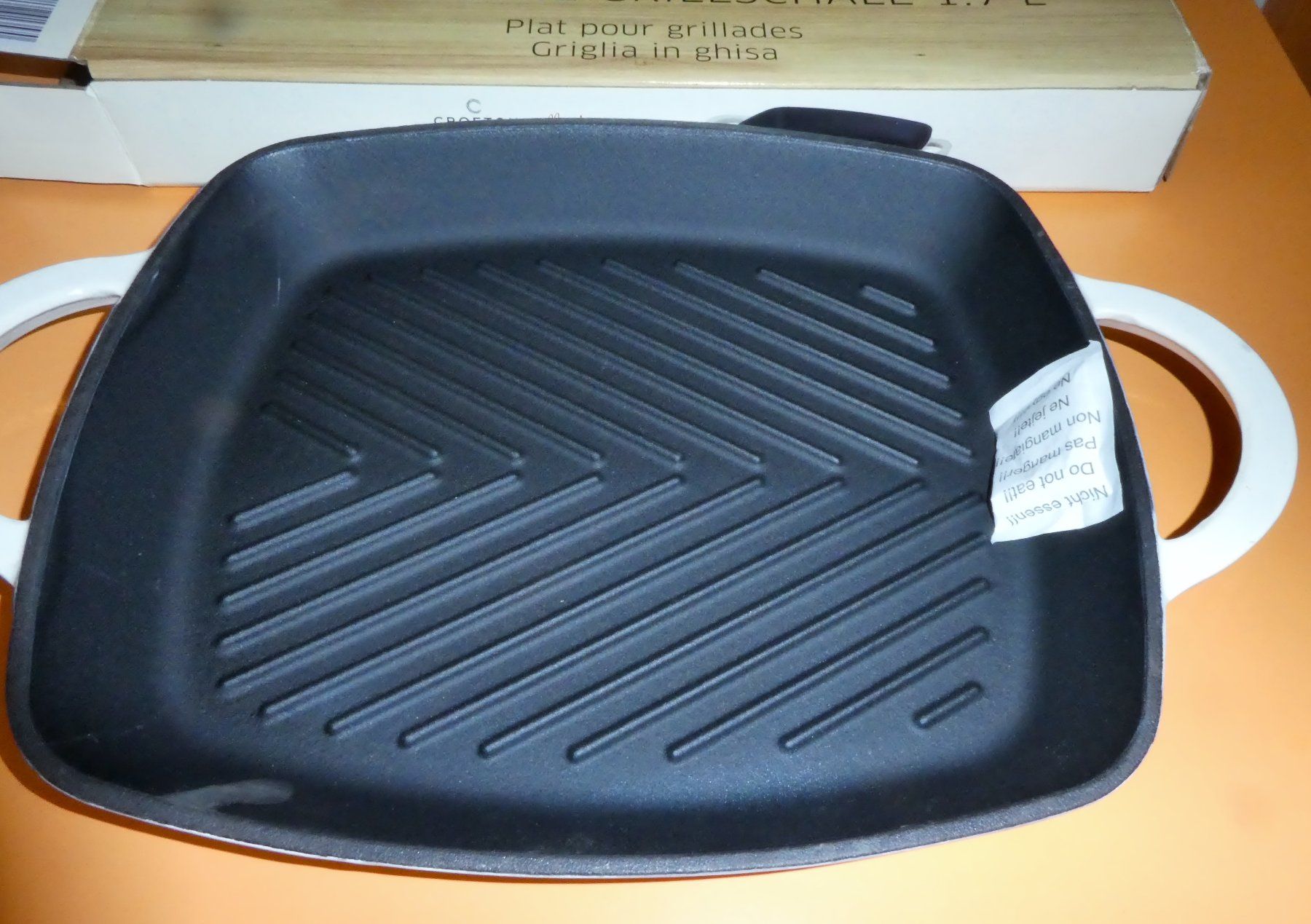 Pfannen: Gusseiserne Grillschale 1,7L Crofton – Neu und originalverpackt aus Siebnen von GluckPilz5684 2