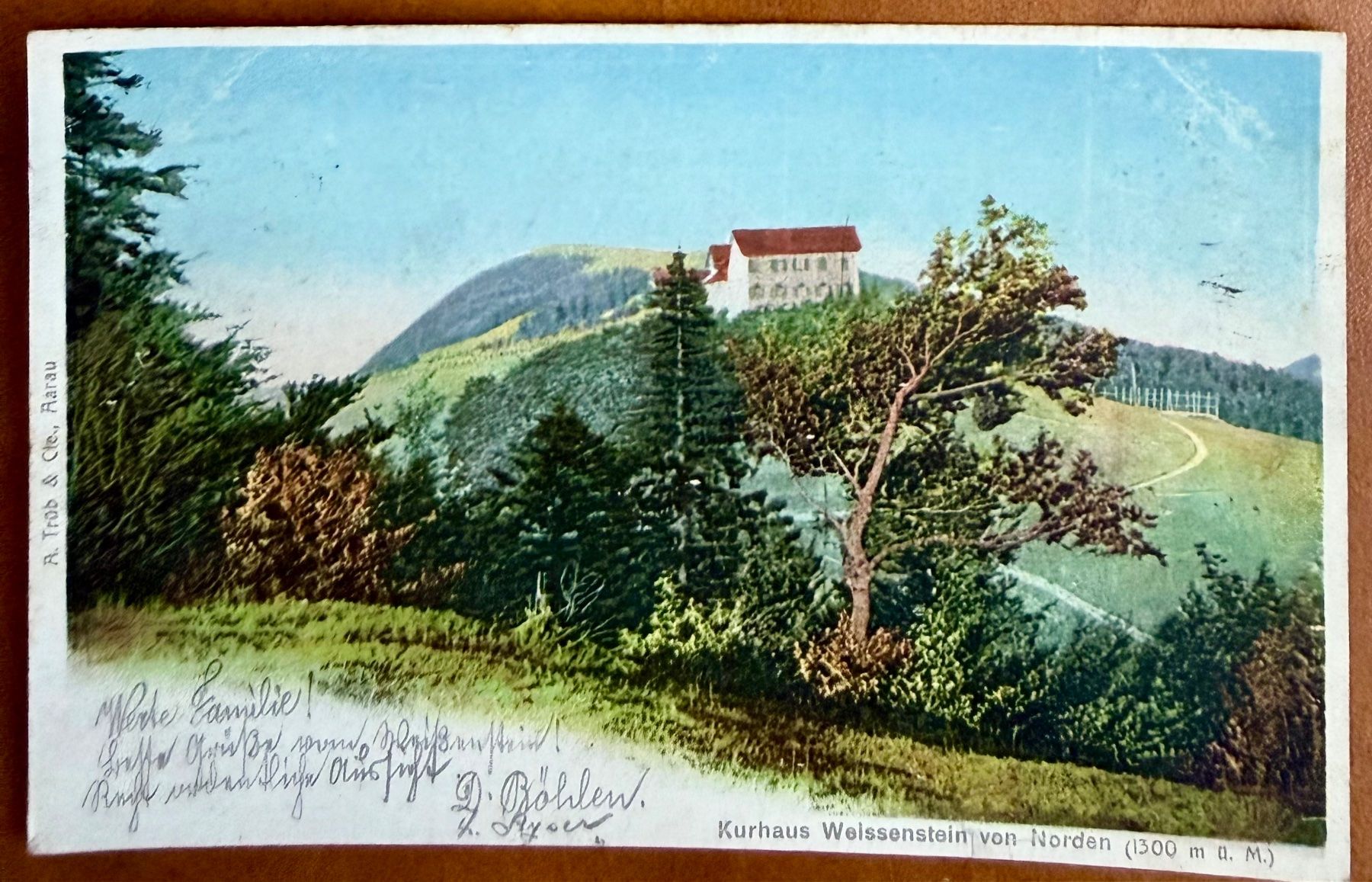 Cartoline postali: Weissenstein - Kurhaus 1910 – Usato da Lutry venduto da Ediego