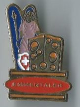 Placchette & Badge: Emmentaler Käse Pin – Usato da Zürich venduto da t24_de