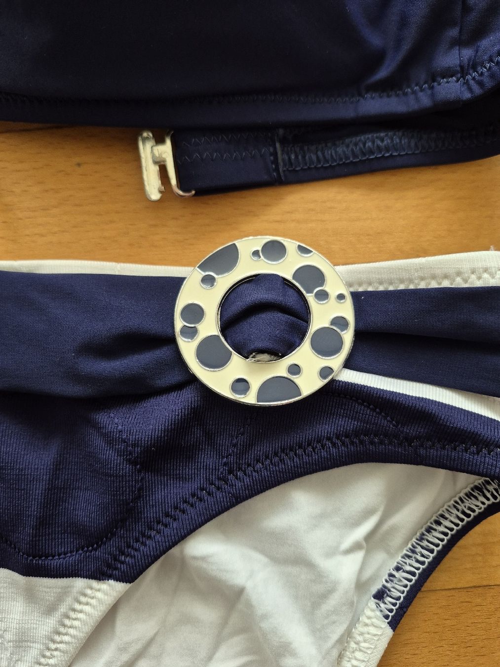 Costumi da bagno & Bikini: Damen Bikini, blau/weiss, Grösse 38 – Usato da Wädenswil venduto da Orso31 1