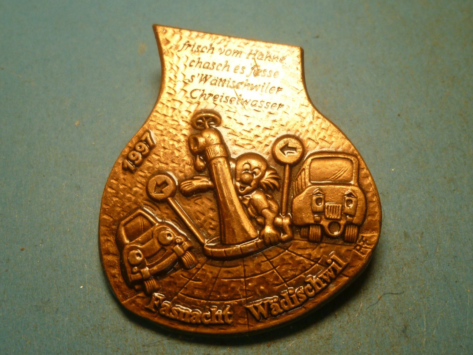 Plaketten & Abzeichen: WÄDENSWIL 1997  BRONZE – Gebraucht aus Ried (Muotathal) von Mandarin02