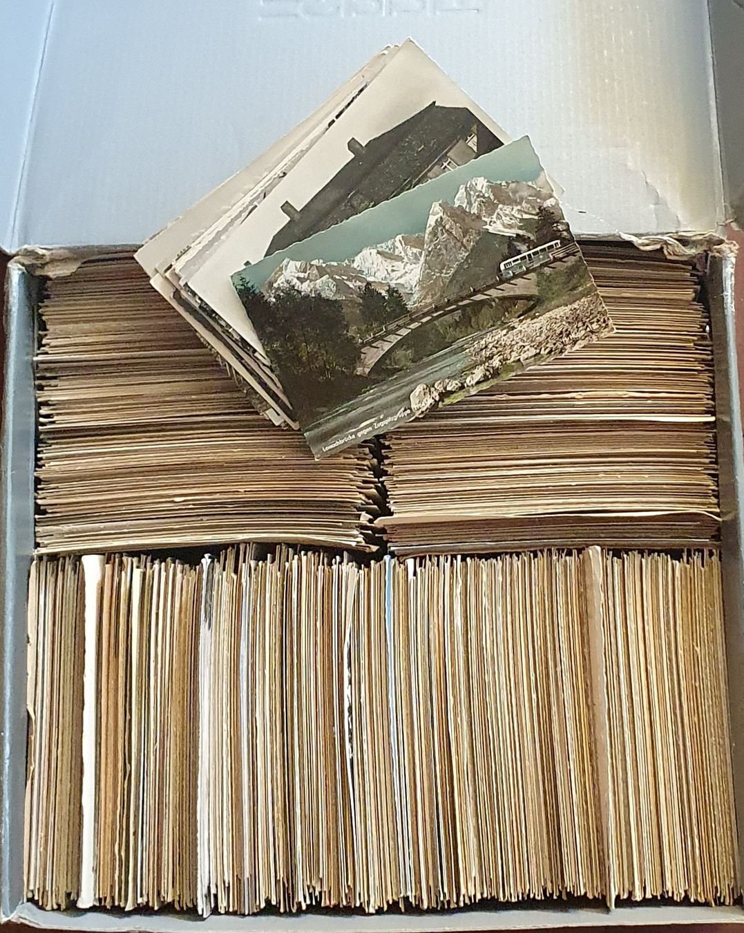 Cartoline postali: Schachtel voll Ansichtskarten Deutschland – Usato da Kreuzlingen venduto da Rschweiz1