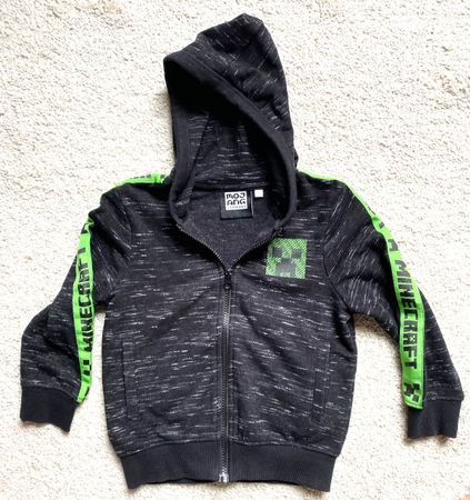 Minecraft Zipper Hoodie Grösse 110 - Top Zustand!