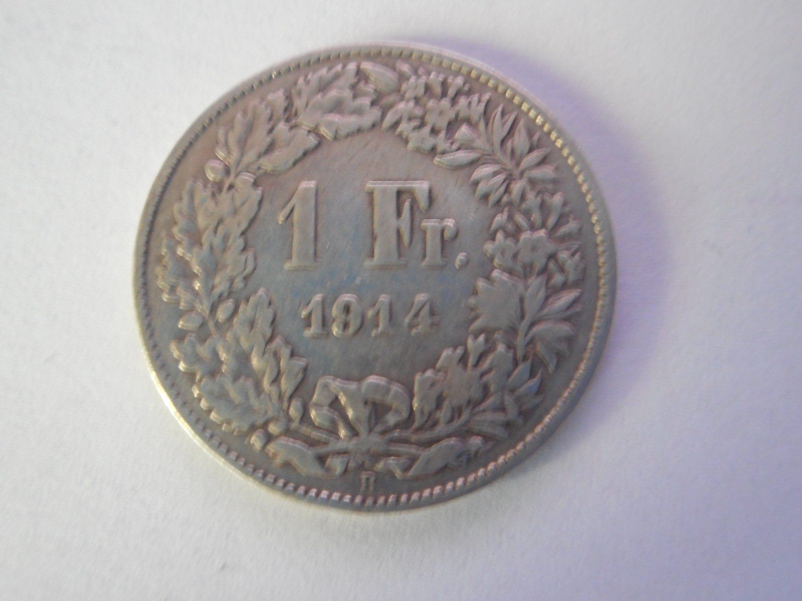 Alle Münzen: 1 Fr. 1914 silber – Gebraucht aus Kriegstetten von pizlad2010