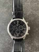 Louis XVI Uhr / Schwarz - Silber
