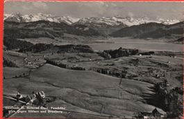 ETZEL bei Einsiedeln, Gasthaus St. Meinrad, Blick g. Sihlsee