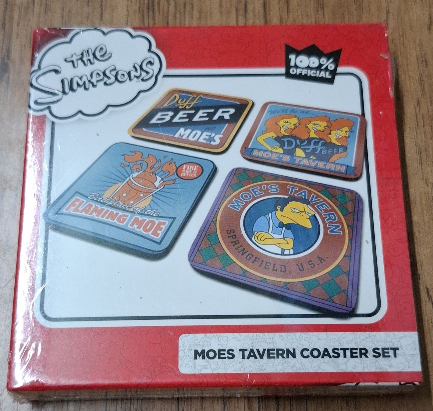 Dessous de verre: Simpsons Moe's Tavern Coaster Set neu – Neuf avec emballage d'origine à Lyss par Nigudasschaf