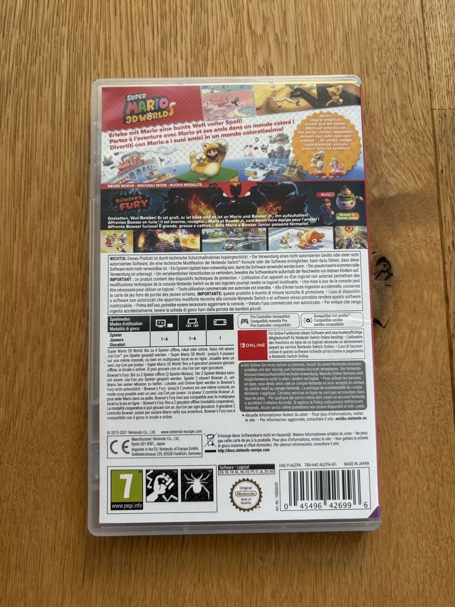 Nintendo Giochi: Super Mario 3D World Bowsers Fury – Usato da Dürnten venduto da Chipsli02 1