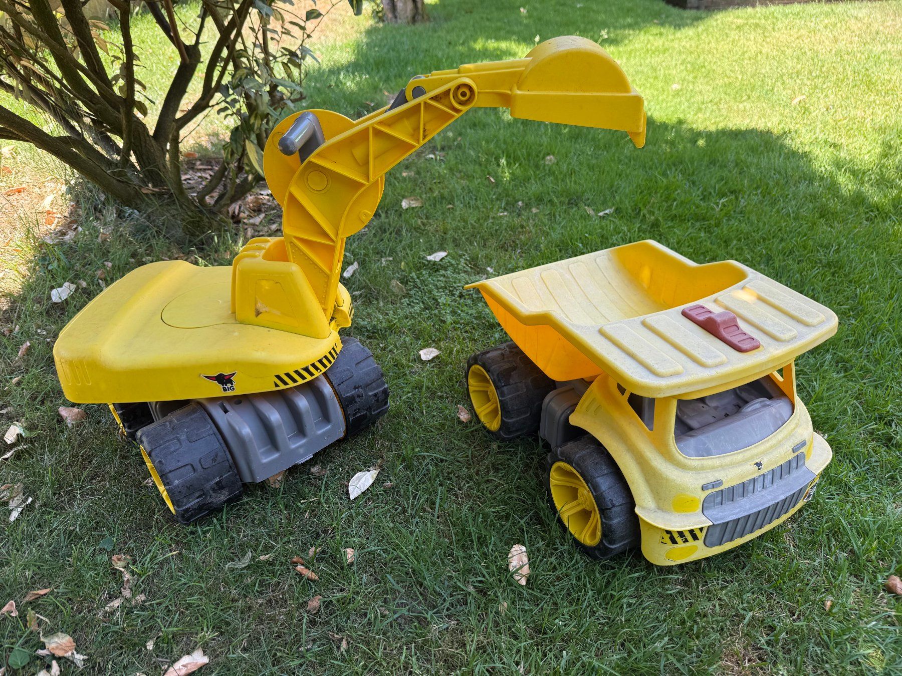 Big Veicoli per bambini: BIG Power Worker Maxi-Digger und Maxi-Truck – Usato da Grüningen venduto da mscheu 4