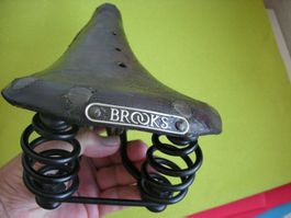 Brooks Ledersattel mit gute Federung Vintage