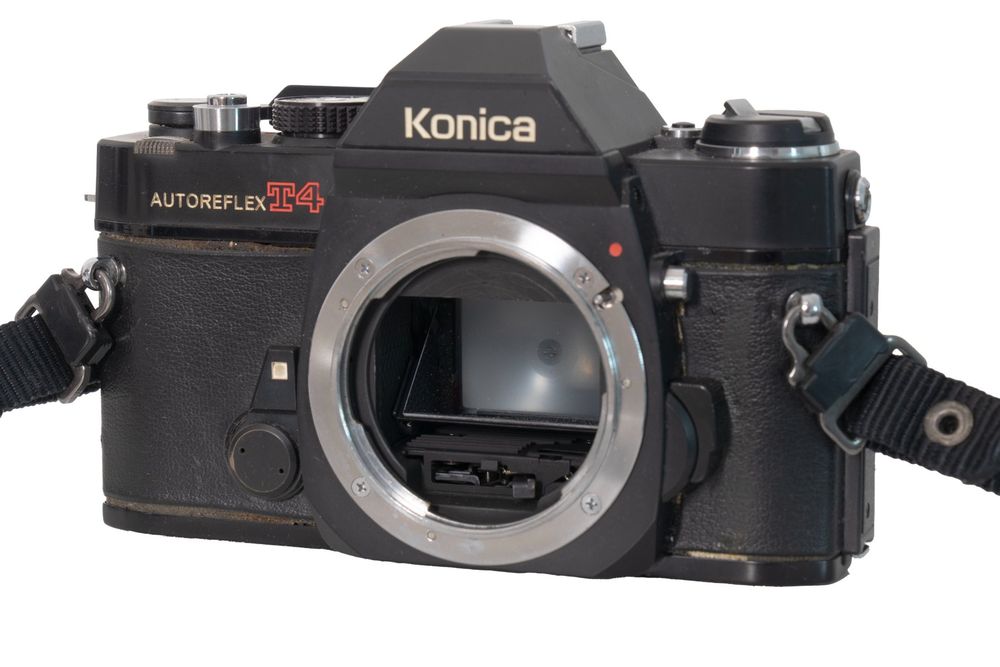 KONICA Autoreflex T4 Analogkamera Kamera Analog 1