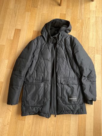 Calvin Klein Jeans Winterjacke Herren Schwarz Gr. L Top!