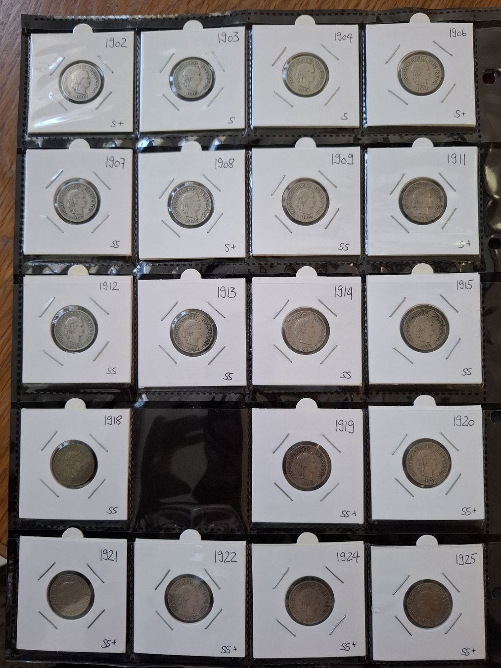 Alle Münzen: 10 Rappen Sammlung nr.26 – Gebraucht aus Hunzenschwil von Hardrock6 1