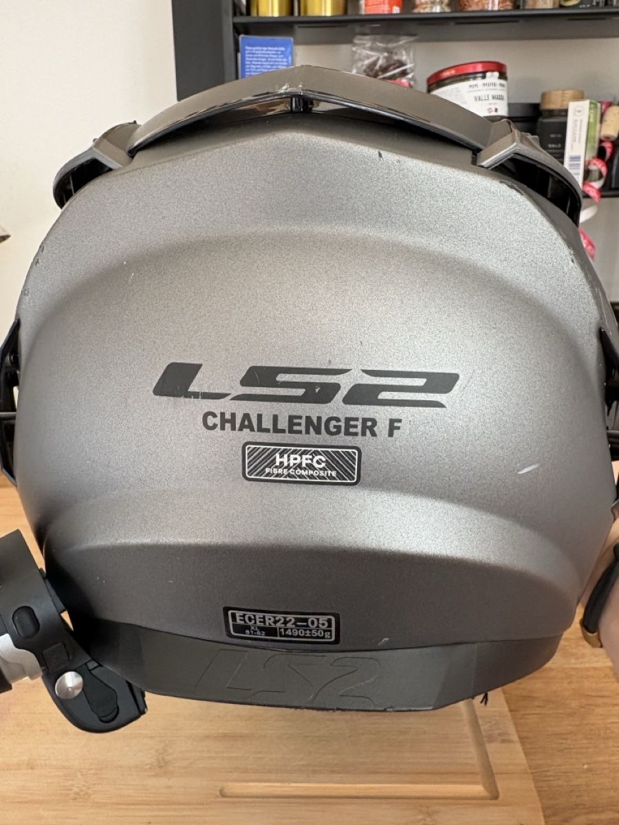 Helme & Visiere: LS2 CHAllENGER F Motorradhelm graumetallic – Gebraucht aus Baden von elmo46