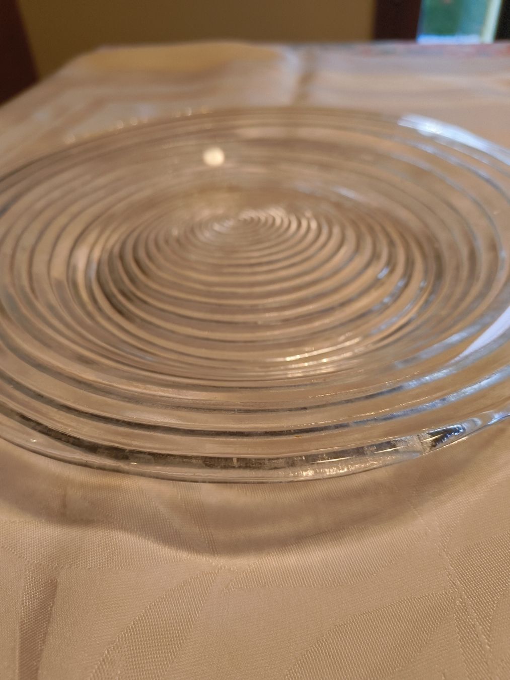 Piatti di portata: Elegante Glasplatte mit Spiralmuster 30cm – Usato da Starrkirch-Wil venduto da mar_2rqn 1
