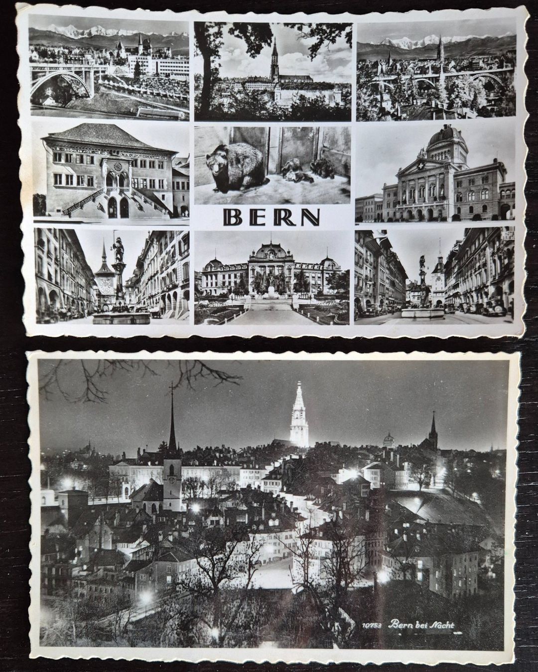 Ansichtskarten: Postkarten Bern 1953 – Gebraucht aus Buus von papillon098
