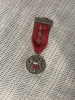 Schützenabzeichen Distinction medal red ribbon Swiss 