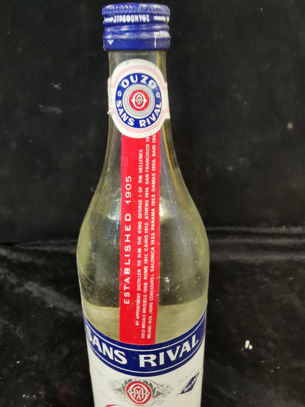 Bevande alcoliche: ANCIENNE BOUTEILLE OUZO SANS RIVAL – Nuovo (secondo la descrizione) da Genève venduto da Leboucheoreilles 3