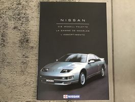 Nissan Modellpalette Verkaufsprogramm 1991 36 Seiten
