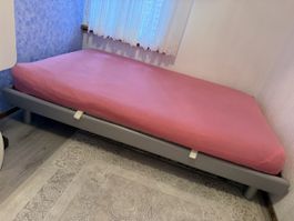 Einzelbett 120 × 200 cm inkl. Matratze & Bico-Flex Lattenros