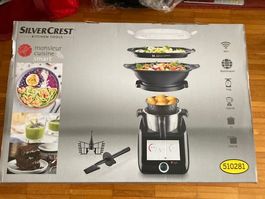 Monsieur Cuisine Smart Black mit Gleitbrett