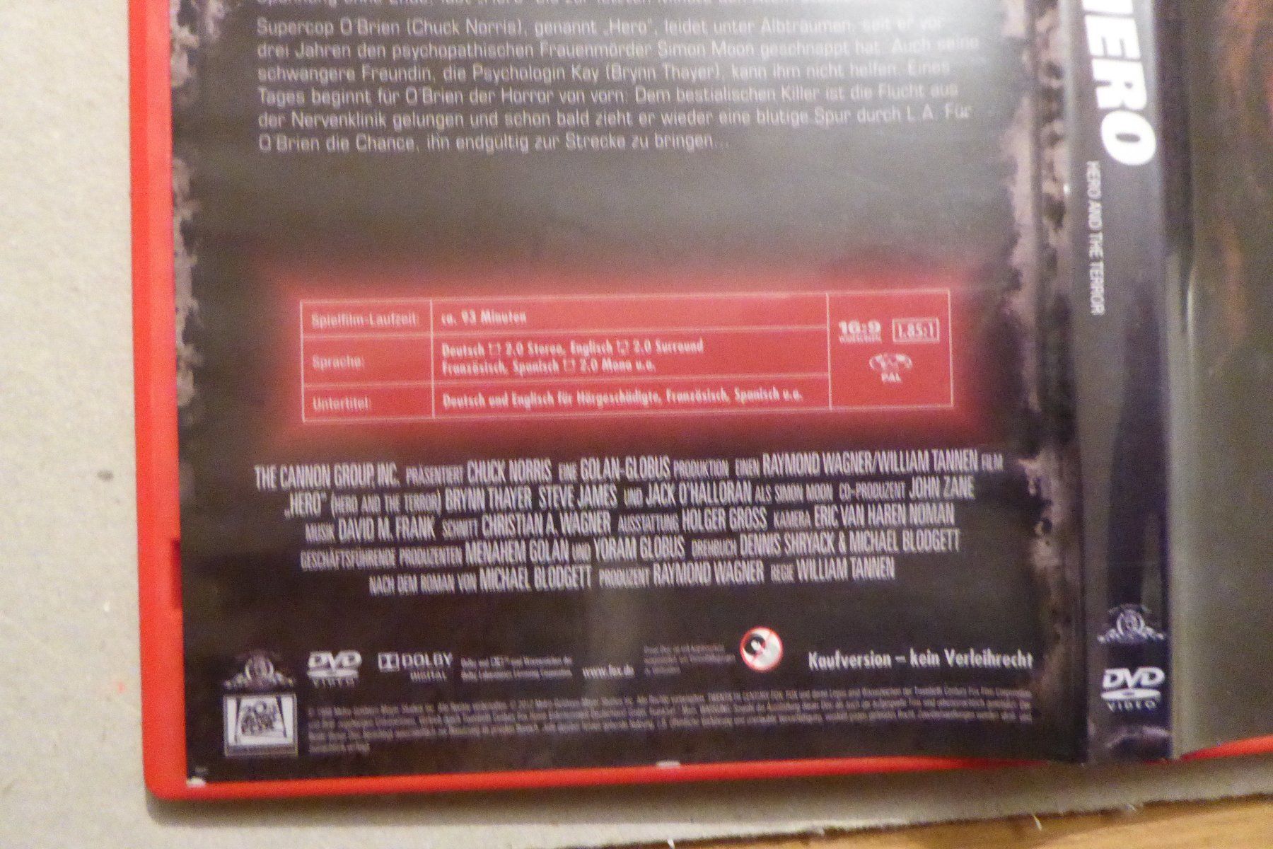 Tutti i DVDs: DVD Hero Chuck Norris – Usato da Allschwil venduto da Summelsarium 2