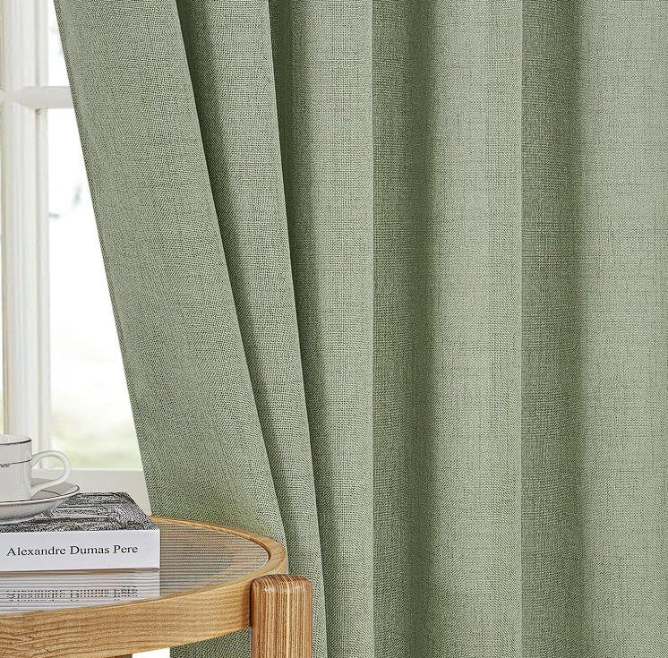 Tende: Vorhänge Leinen 2er Set BxH 140x160cm – Nuovo (secondo la descrizione) da Adlikon b.Regensdorf venduto da MK-VORHANGSERVICE 2