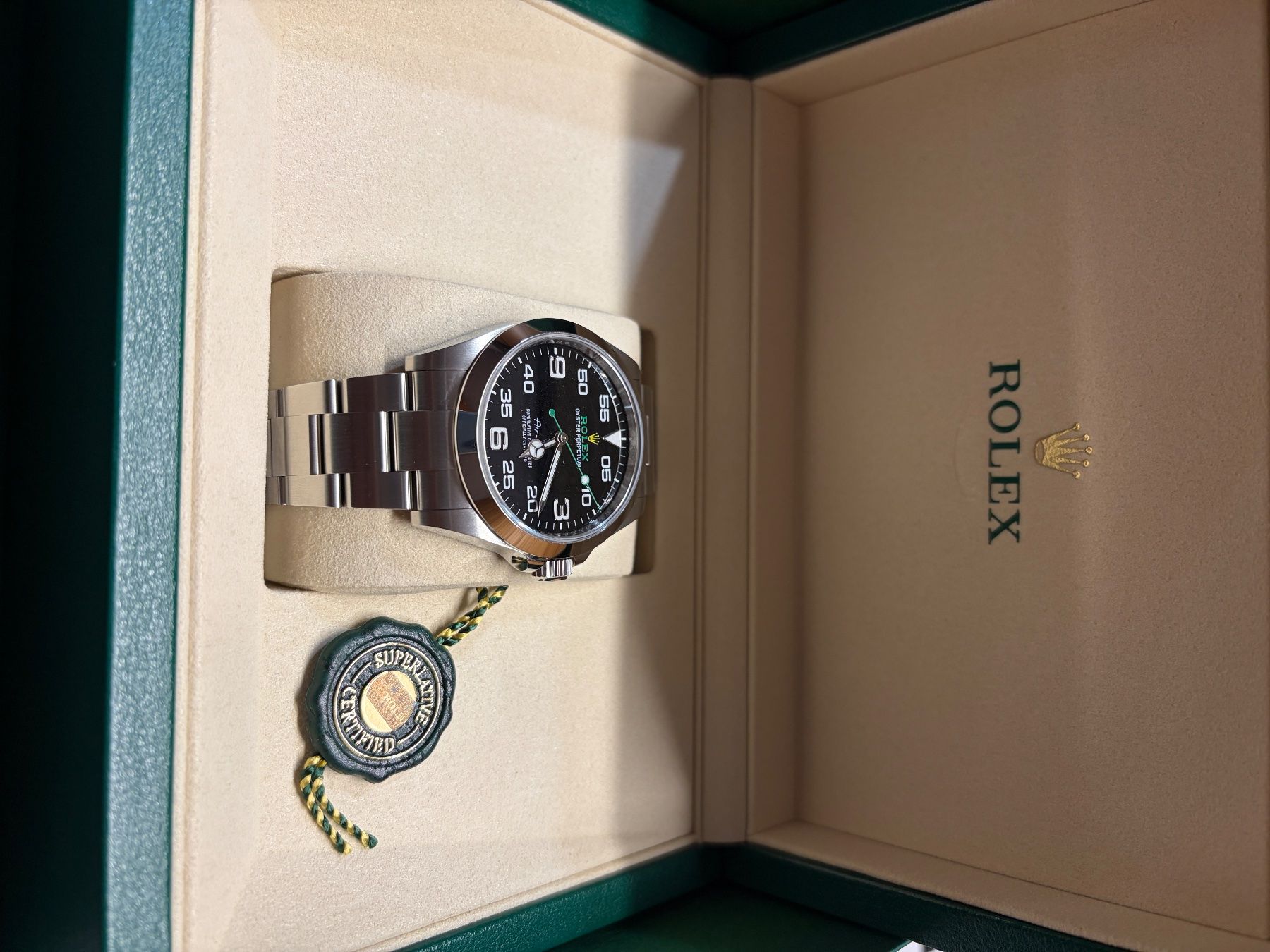Rolex Montres: Roleyx Air-King 2026 mit Box und Papieren - letzter Preis – D'occasion à Vättis par jaeger_74 1